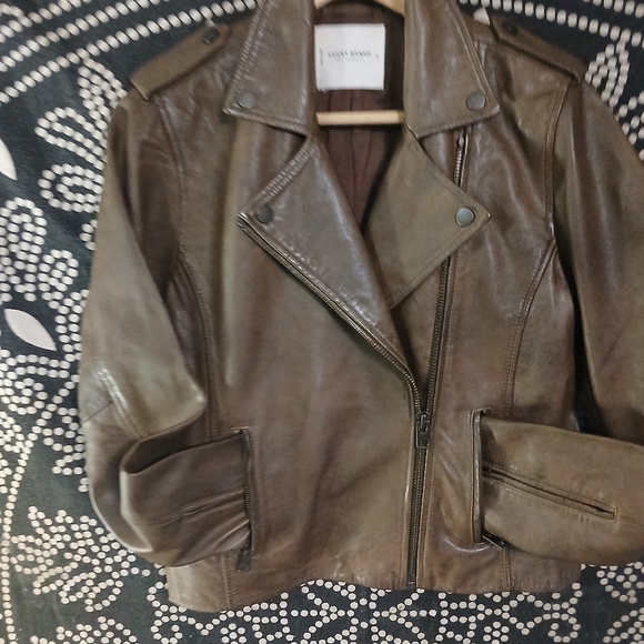 Brown Leather Jacket - Picture 10 of 14